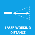 Laser working distance